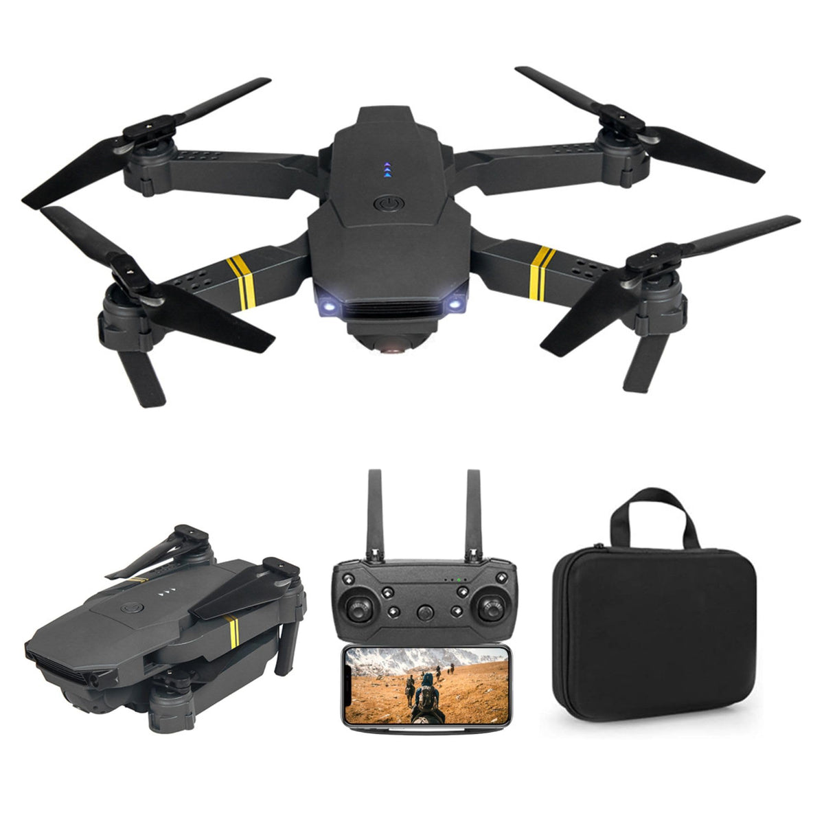 FREEZE2TRIM Black Falcon 4K Drone camera in action for cinematic aerial shots