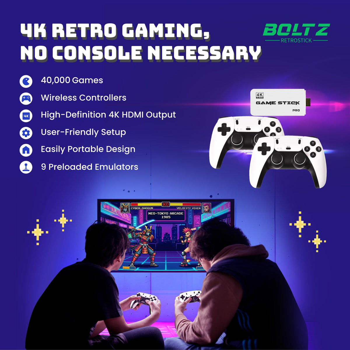 FREEZE2TRIM Boltz wireless controllers for multiplayer sessions with low latency