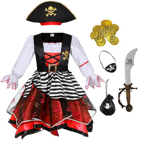 Frekuyrt girl pirate costume color-design ideal for dress-up and events
