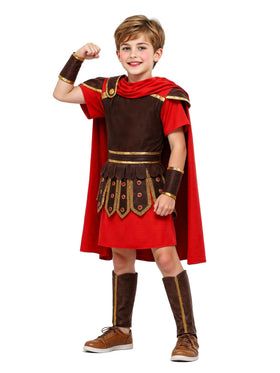 Frekuyrt Kids Warrior Costume cape for quick medieval transformation.