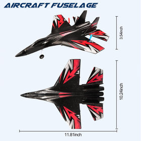 Fremego SU27 RC plane LED lights for night flight visibility