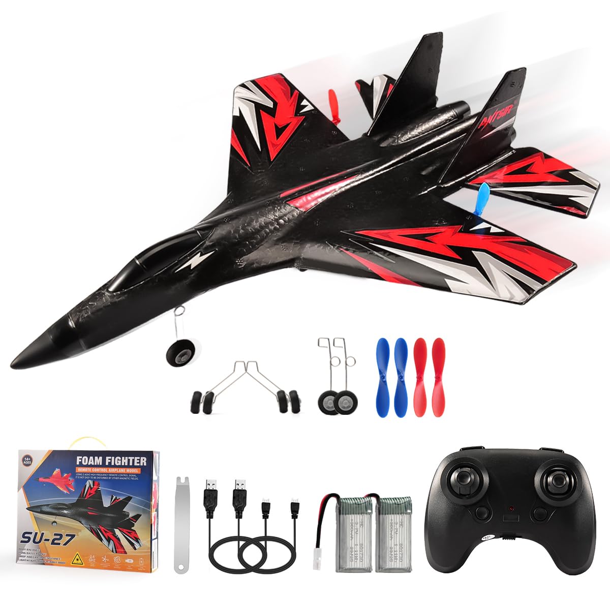 Fremego SU27 RC plane remote control for beginners and kids
