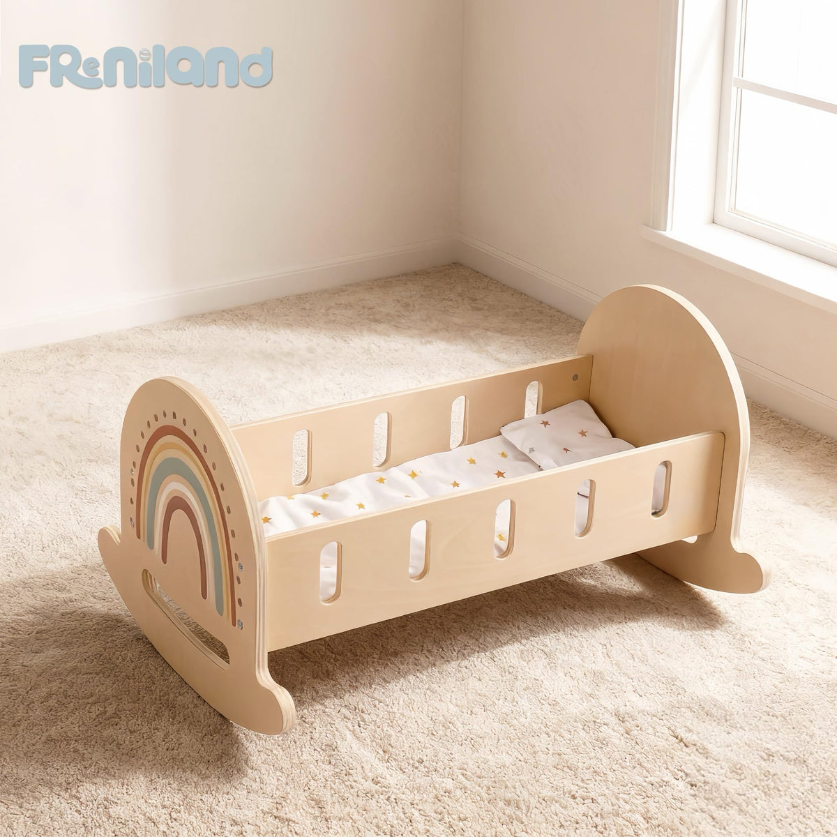 FReniland durable wood finish designed for years of pretend play