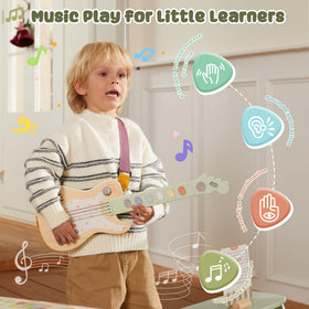FReniland Electric Guitar Toy sound effects invite imaginative pretend jams.