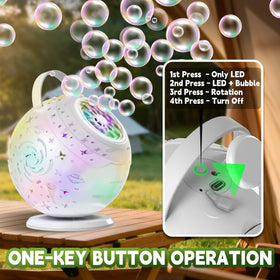 FREQUENT BUBBLES rotation feature 90° and 360° for dynamic bubble effects