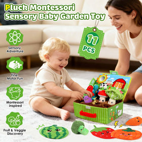 FREYBLI Sensory Garden banana toy encourages tactile play.
