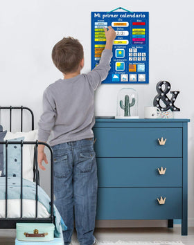 Fridge Magic learning aid for kitchen or classroom supports routine practice