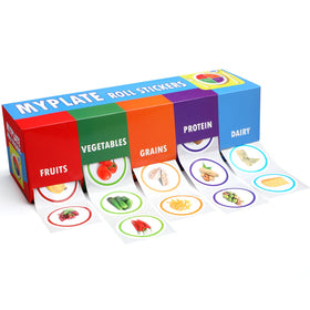 Frienda My Plate box demonstrating organized storage for classroom nutrition activities.