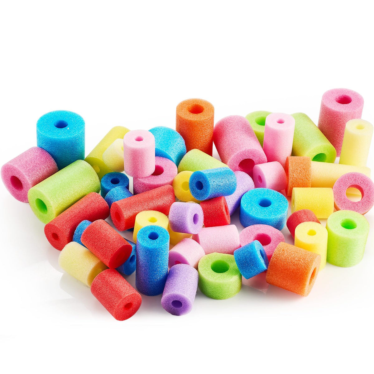 Frienda pool noodles bits multicolor pack for vibrant pool play and easy DIY crafts.