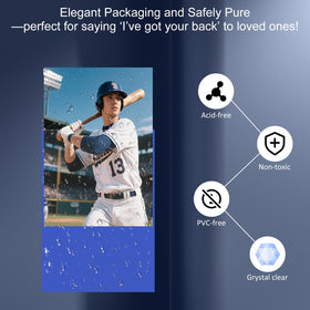 Frinail clear front and opaque back design enhances readability and fair play.