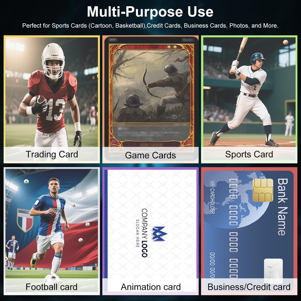 Frinail matte finish sleeves with anti-slip grip for secure handling during play.