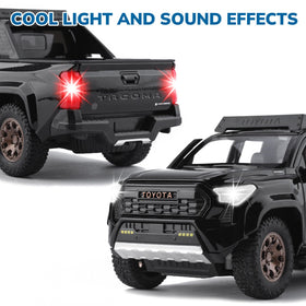 FRJV Tacoma truck with pull-back action for quick forward movement