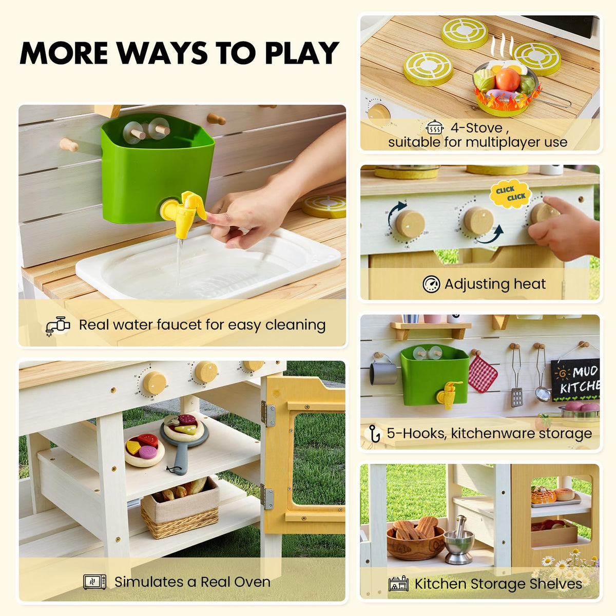 Frogprin Cooking Accessories boost imaginative outdoor cooking experiences.