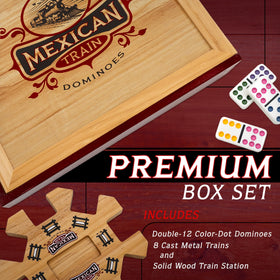 Front Porch Classics cast metal trains add durable, collectible accents to gameplay.