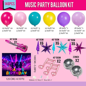 Froufing balloon pack offers flexible decorations for easy setup