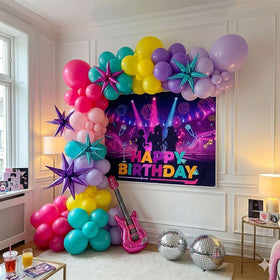 Froufing color palette balloons enable bold, cohesive party themes