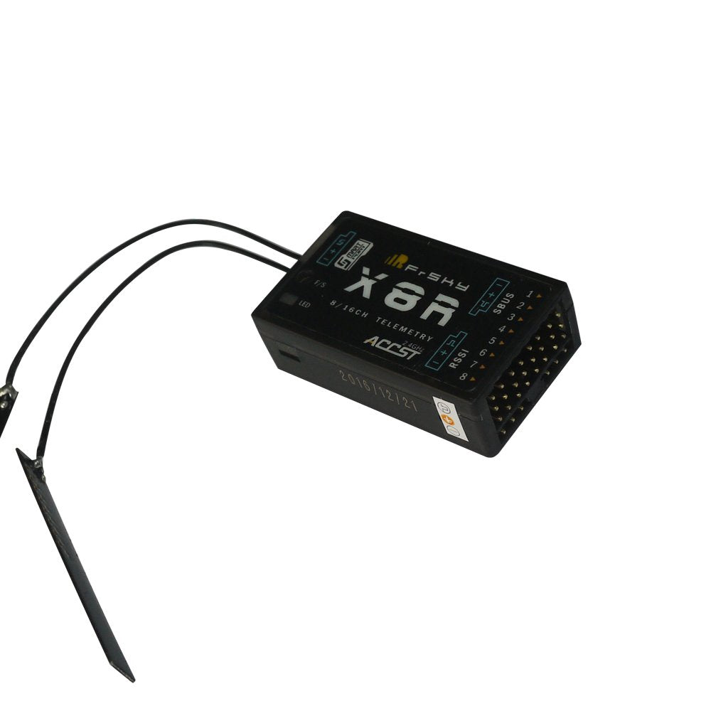 FrSky X8R in D16 and D8 mode compatibility with multiple modules.