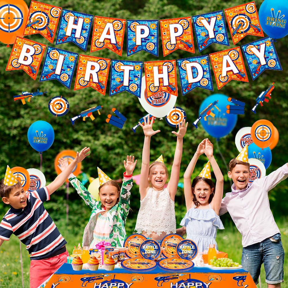 Fruitful Jewelry Dart War 7-inch plates offer kid-friendly servings.