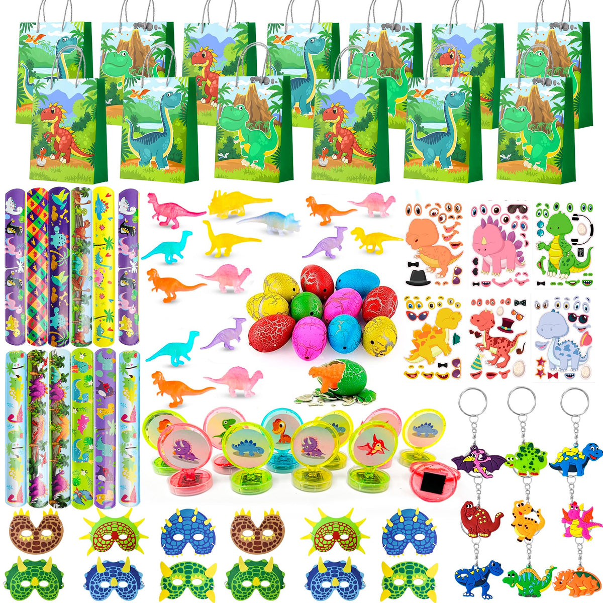 Fruitful Jewelry dinosaur party decorations kit – cohesive theme for festive celebrations.