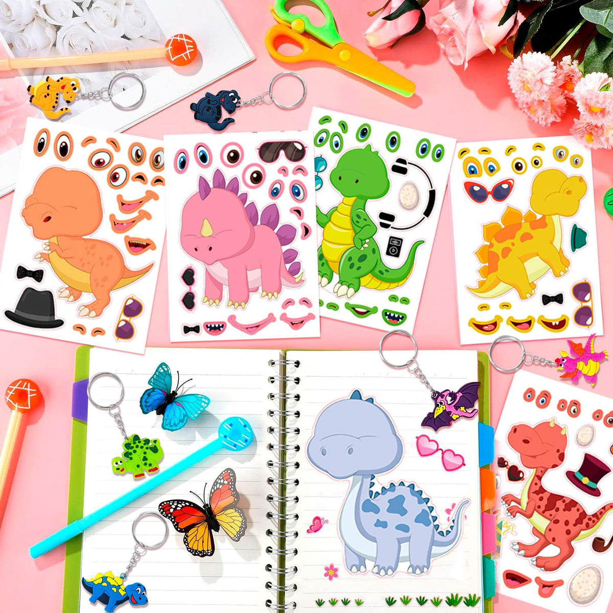 Fruitful Jewelry dinosaur stamps – fun, themed keepsakes to stamp invitations and favors.