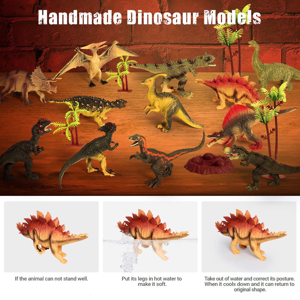 FRUSE dinosaur information book with colorful illustrations for learning.
