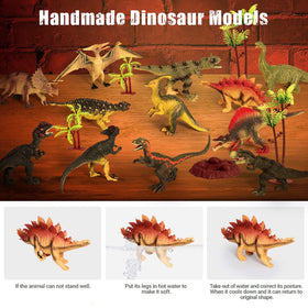 FRUSE dinosaur information book with colorful illustrations for learning.