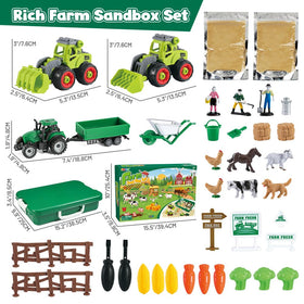 FRUSE farm workers figures add role-play to pretend farm adventures.