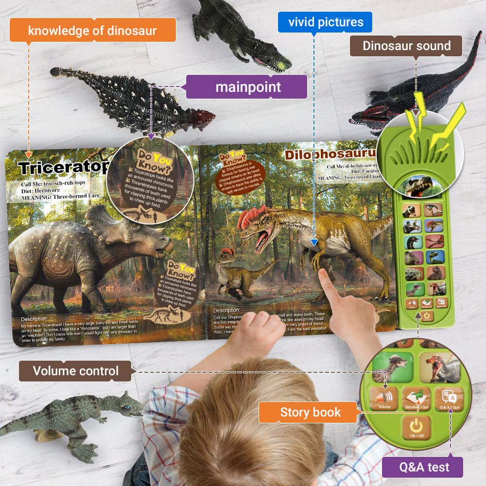 FRUSE interactive-dinosaur-book with roaring sounds and engaging stories.