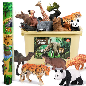 FRUSE lion figurine motivates heroic role-play and animal recognition.
