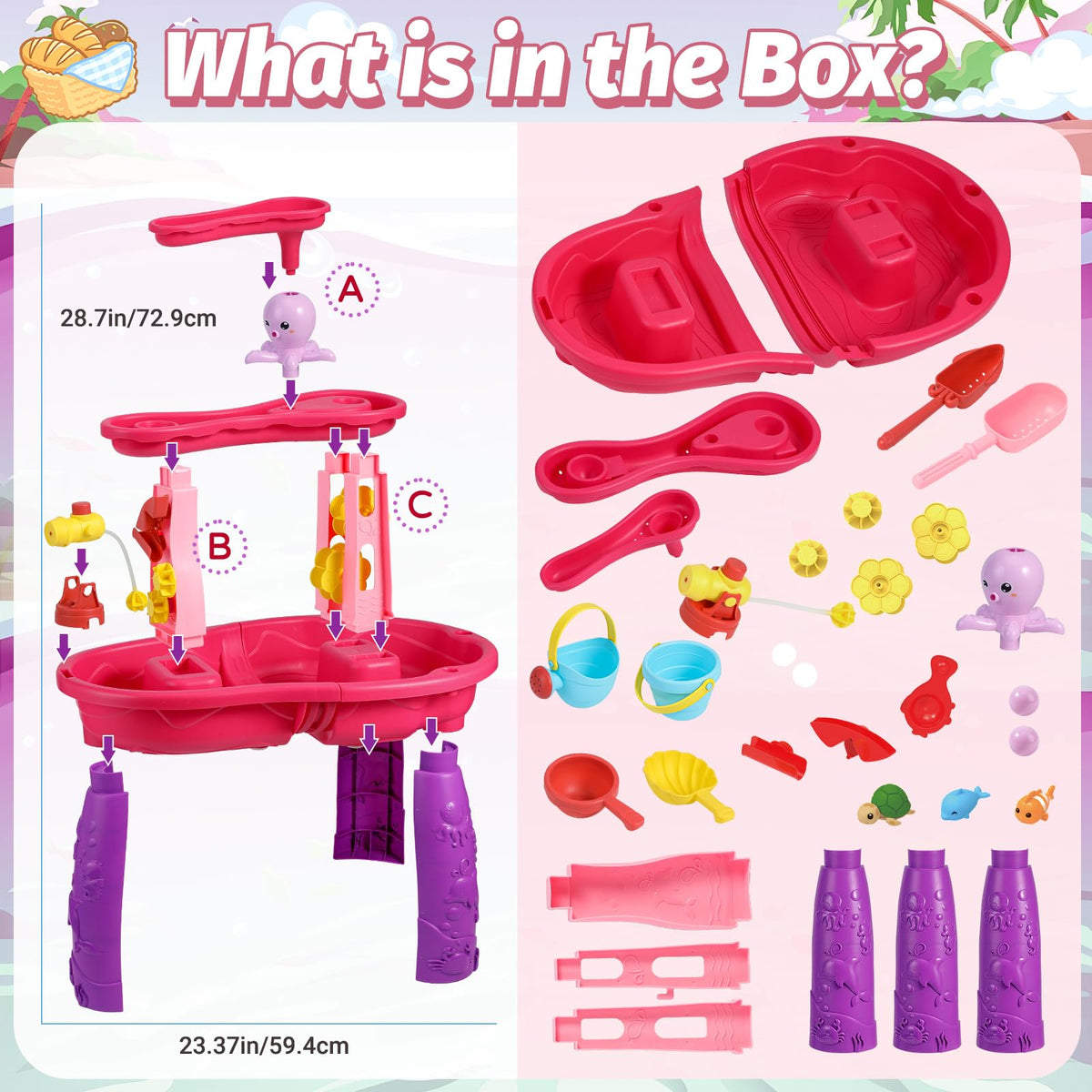 FRUSE side launcher flips toys back into the water