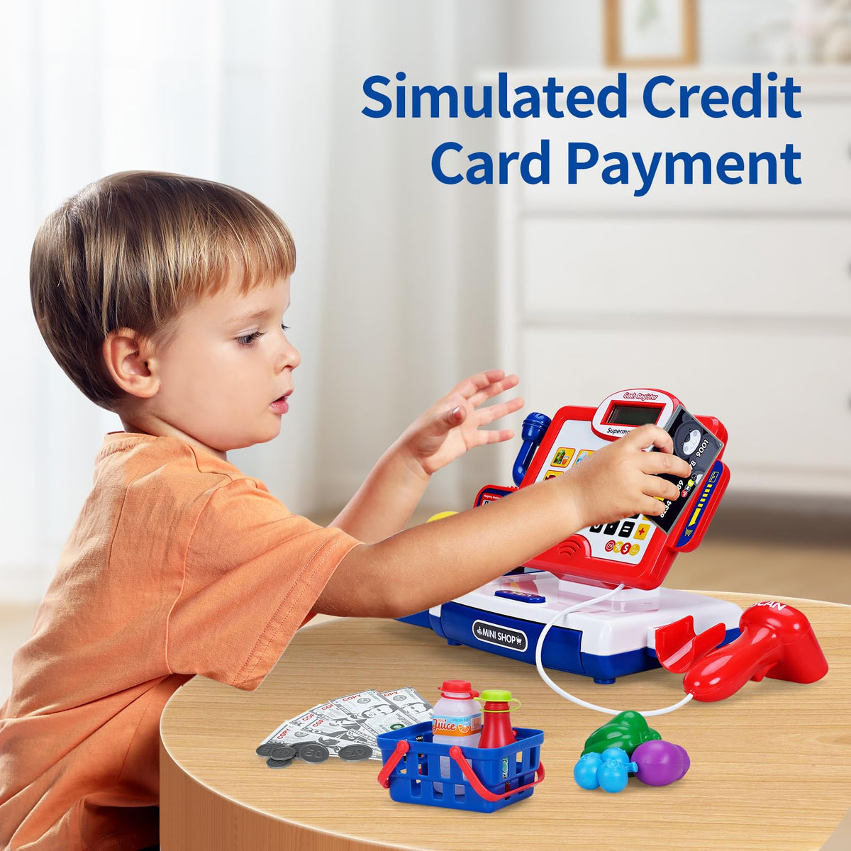 FS Money bills and coins set for educational pretend spending