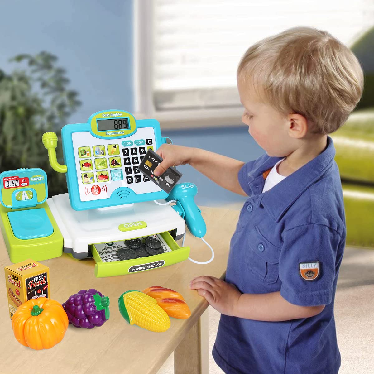 FS Pretend Play Cash Register Scanner – interactive scanner encourages imaginative shopping