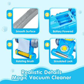 FS Toddler Vacuum Toy durable ABS plastic ensures safe, long-lasting play.