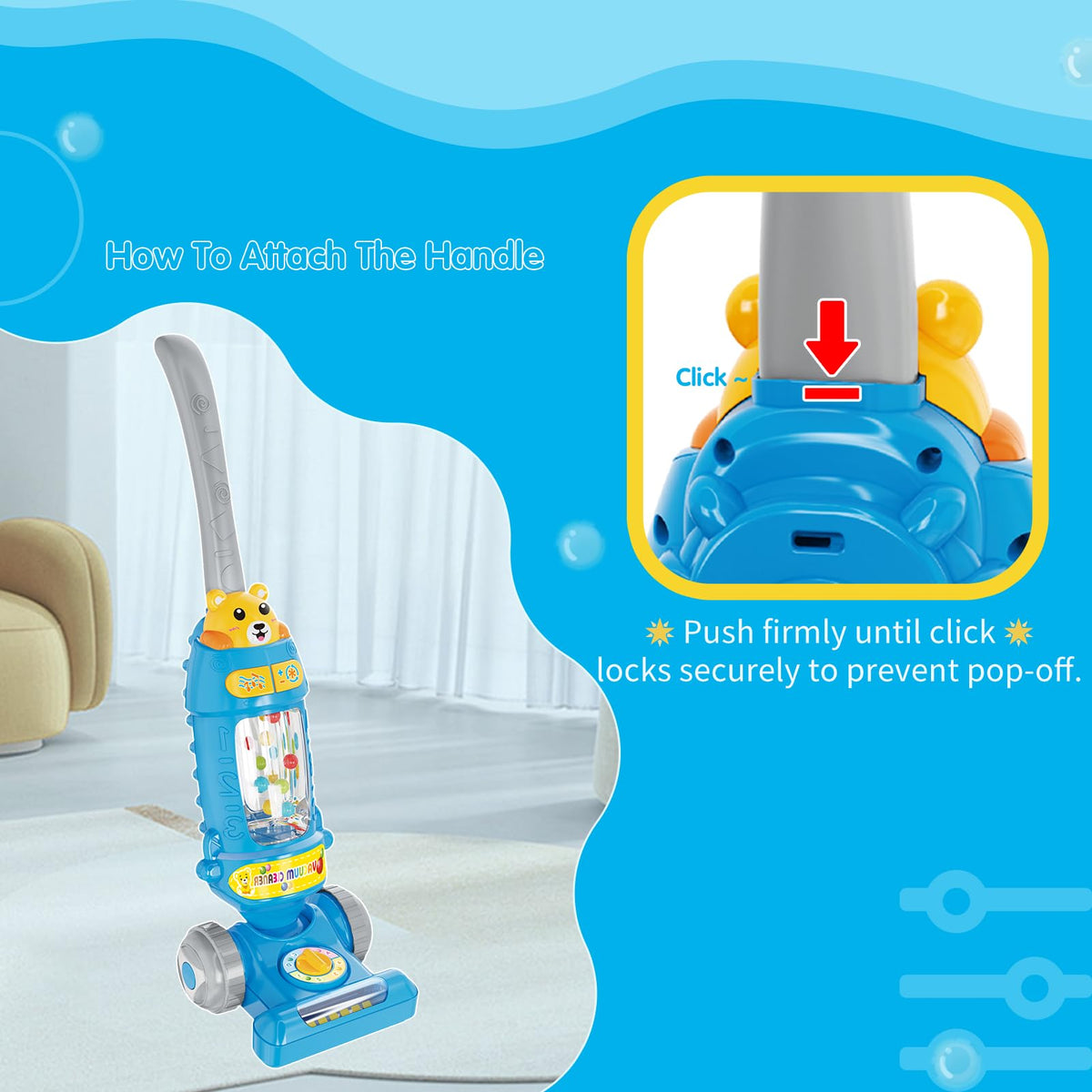 FS Toddler Vacuum Toy makes a thoughtful gift for kids ages 1-5.