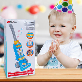 FS Toddler Vacuum Toy encourages sharing through group pretend play.