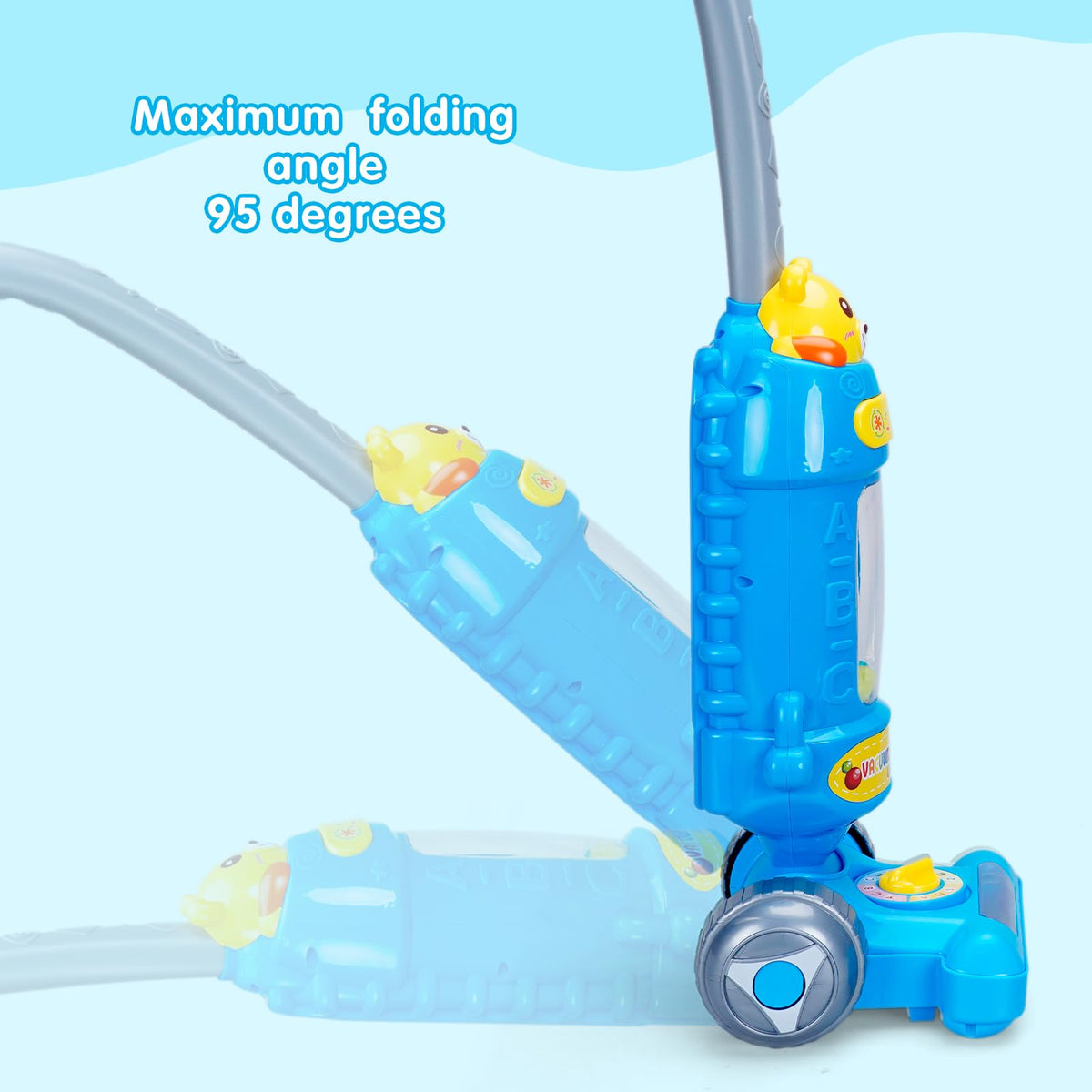 FS Toddler Vacuum Toy smooth edges support worry-free handling.