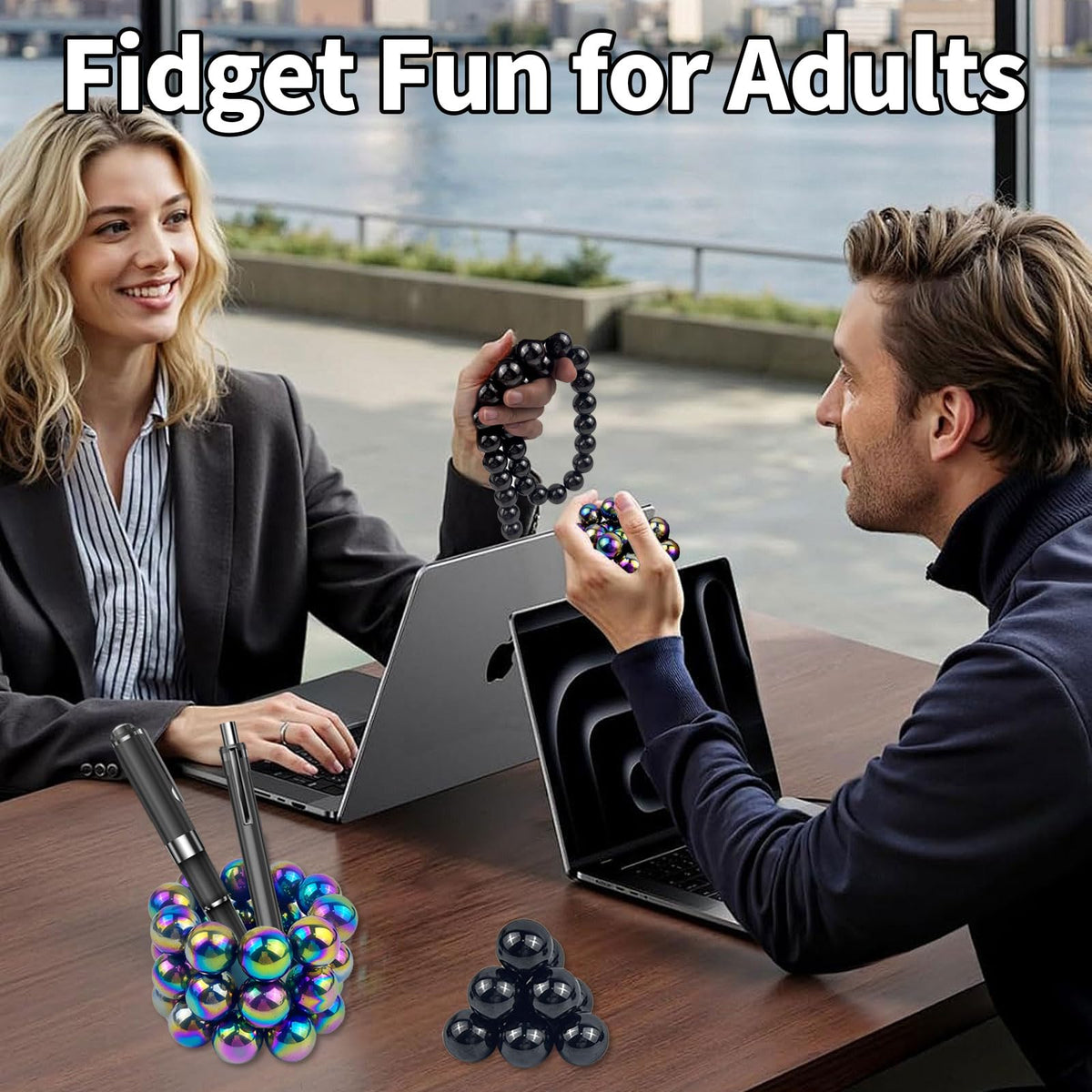 FSFHSJ magnetic beads on box, ready for gifting occasions.