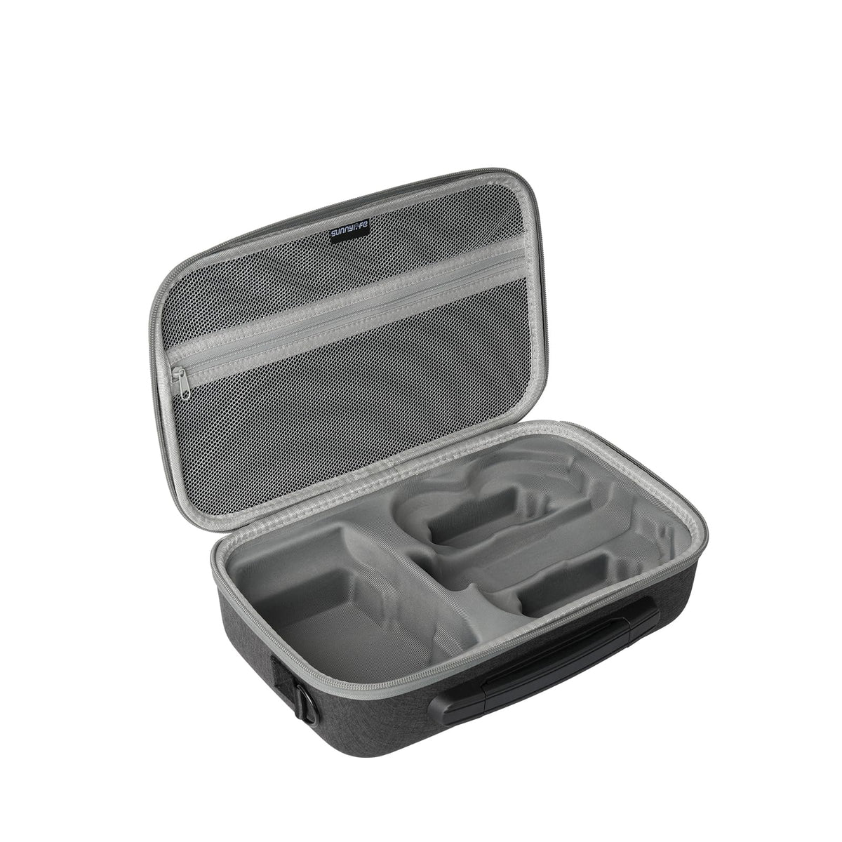 FSIDIWT Neo 2 accessory storage inside the case for batteries and hubs.