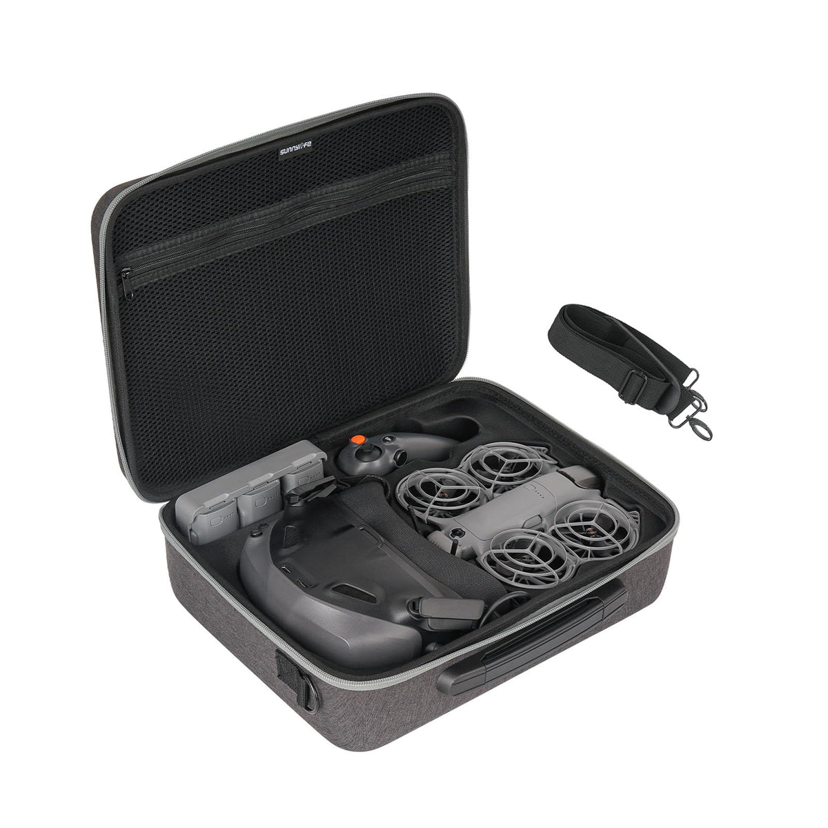 FSIDIWT Neo 2 carrying case keeps drone gear secure during travel.