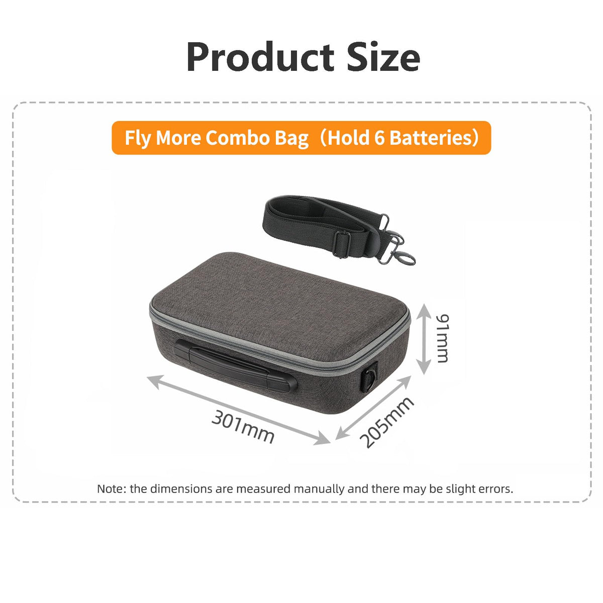 FSIDIWT packing list image detailing included case and strap contents.