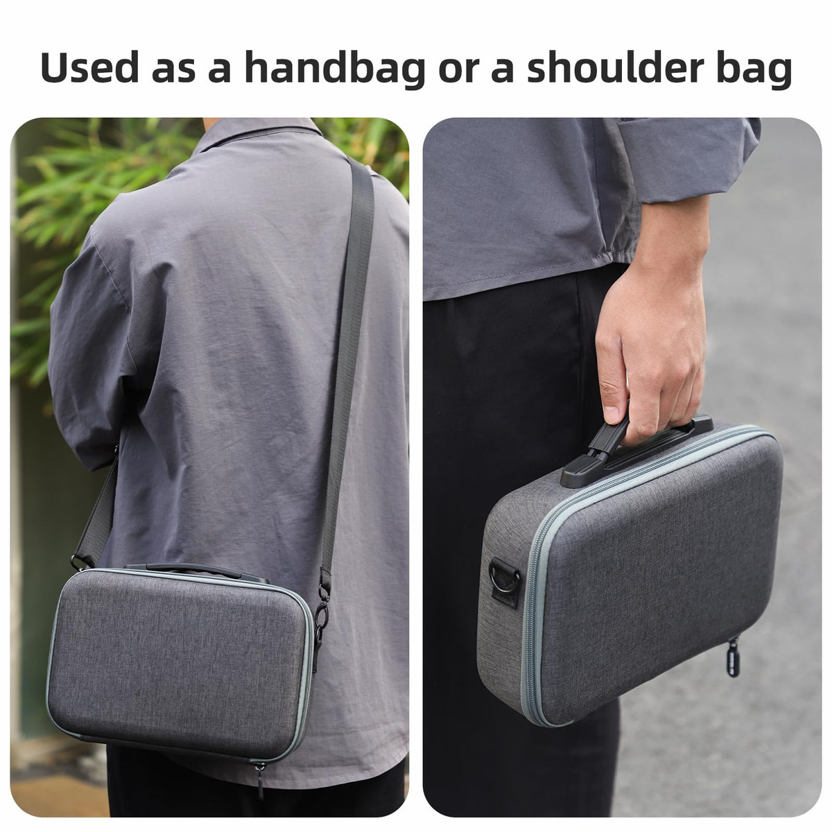 FSIDIWT travel shoulder bag with non-slip handle for easy outdoor portability.