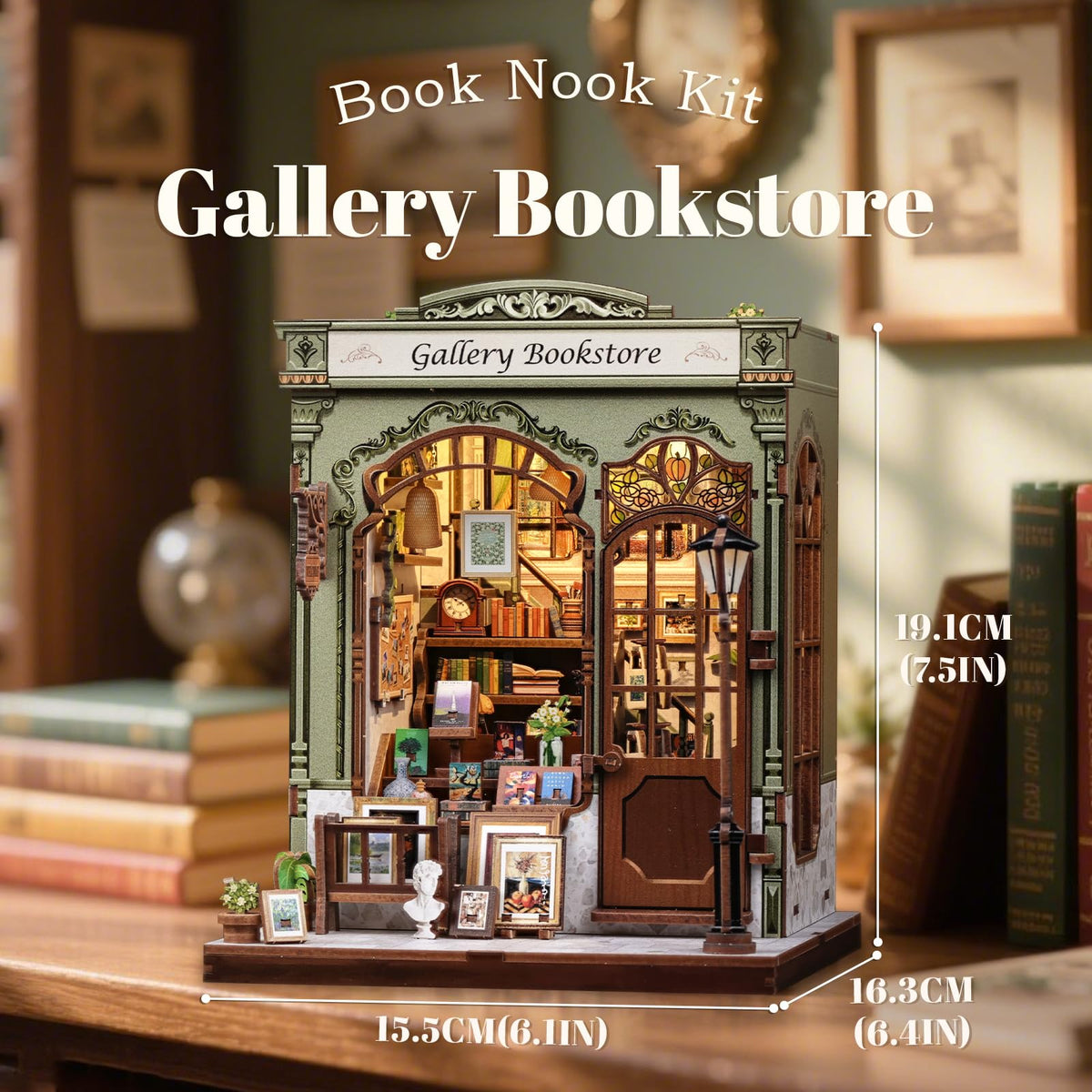 Fsolis Book Nook Kit step-by-step guide supports beginners during build