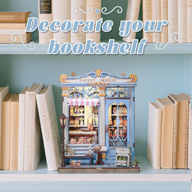 Fsolis Book Nook Kit DIY miniature diorama sparks mindful crafting.