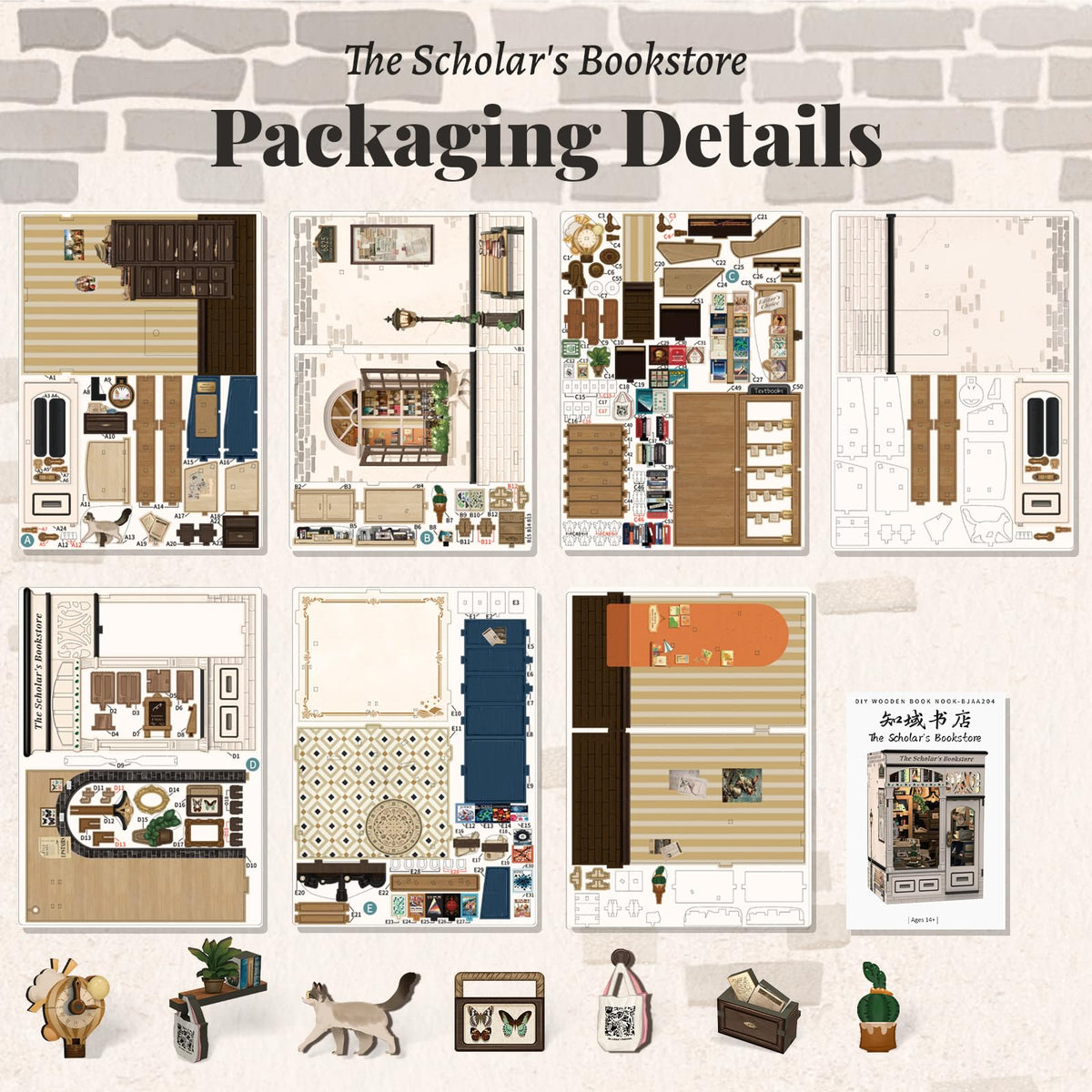 Fsolis Book Nook Kit makes a thoughtful gift for book lovers and puzzle fans