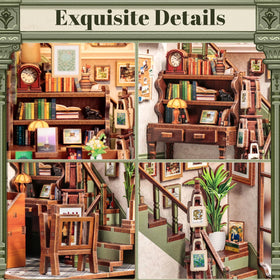Fsolis Book Nook Kit beginner-friendly craft for book lovers