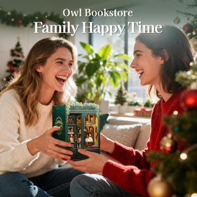 Fsolis Book Nook Kit is shown gift-ready for book lovers and puzzle fans.