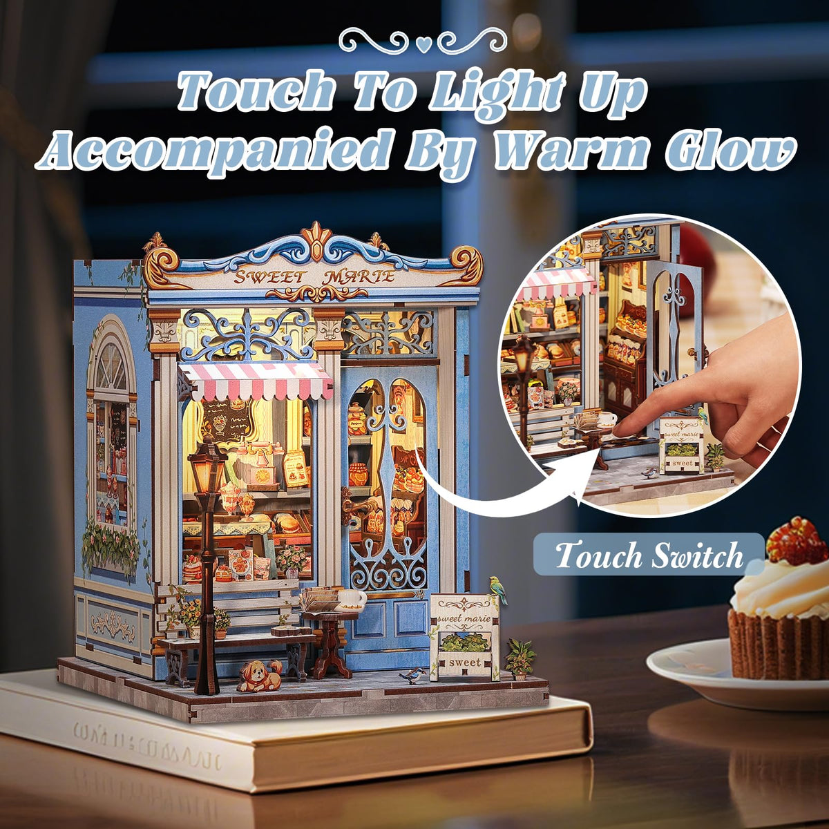 Fsolis Book Nook Kit instruction manual guides beginners step by step.