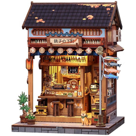 Fsolis Japanese Book Nook Kit unboxing reveals premium wood pieces for display
