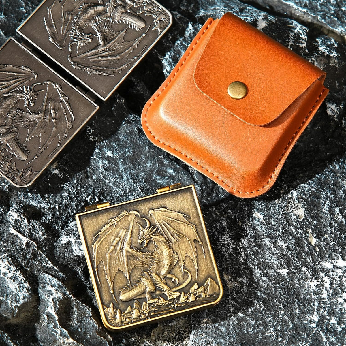 FTNNGIME dragon-design dice offer a collectible gift for gamers.