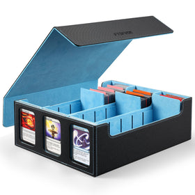 FTSFVOE commander deck box with removable cover for quick access during games.